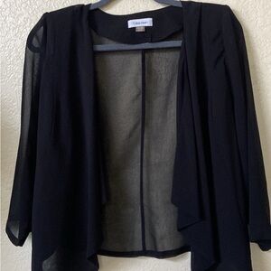 Calvin Klein Women's Solid Black Cardigan